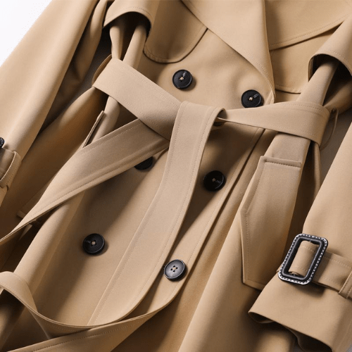 Paige Trench Coat – Vintage-Inspired Style with Modern Elegance
