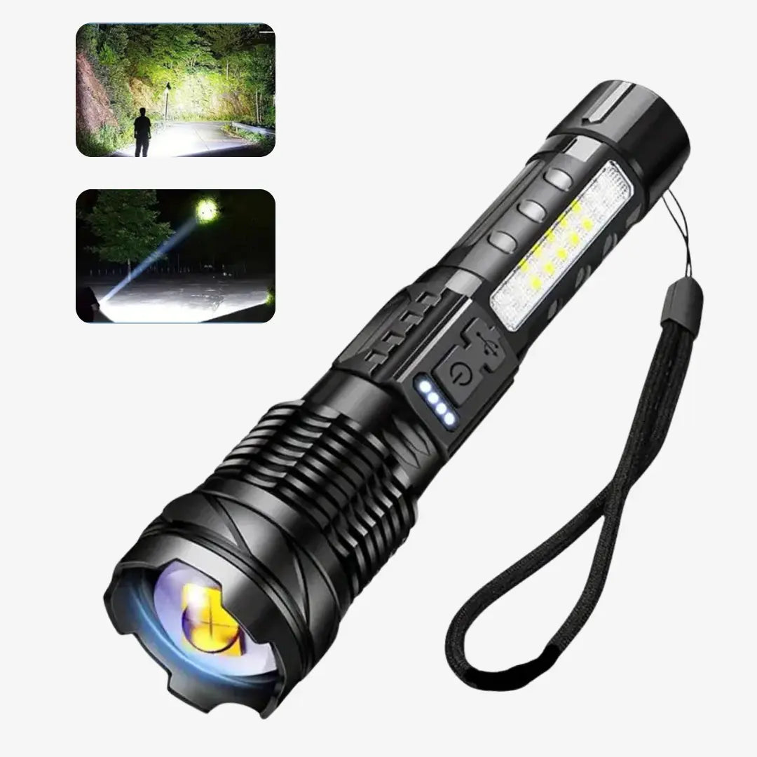 OutdoorHaven Military Flashlight – 5000 Lumen Tactical Torch