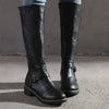 Women’s Elegant Leather Boots – Timeless Style and All-Day Comfort