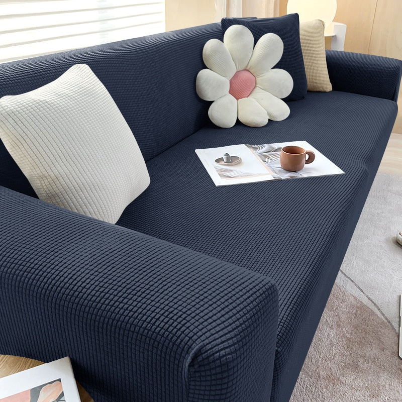 Textured Stretch Sofa Cover – Stylish Protection for Your Sofa