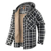 Men’s Plaid Hooded Shirt Jacket