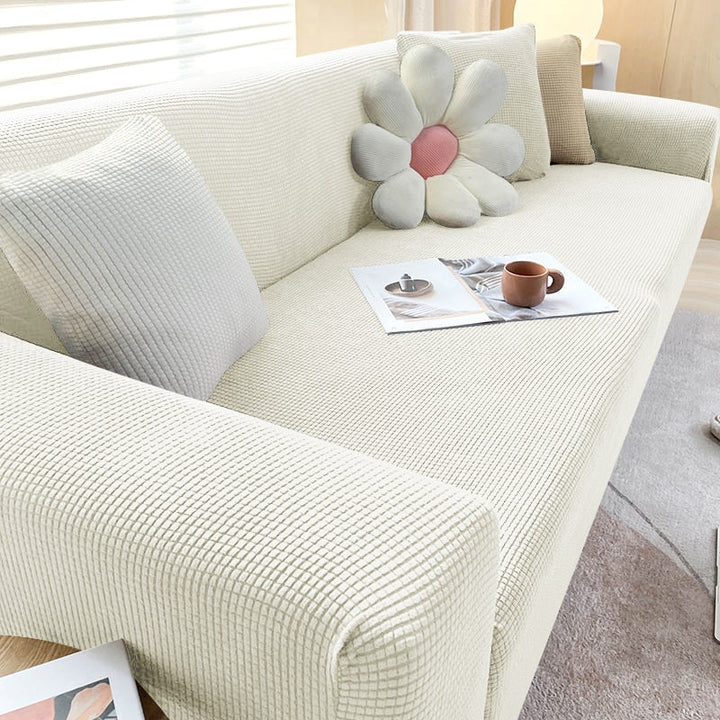 Textured Stretch Sofa Cover – Stylish Protection for Your Sofa