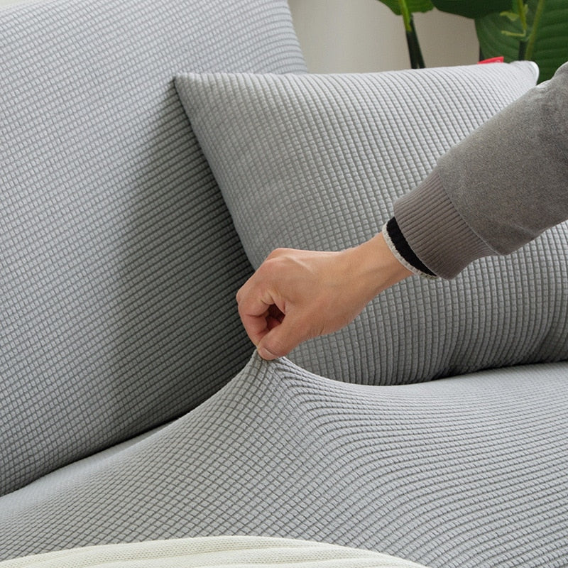 Textured Stretch Sofa Cover – Stylish Protection for Your Sofa