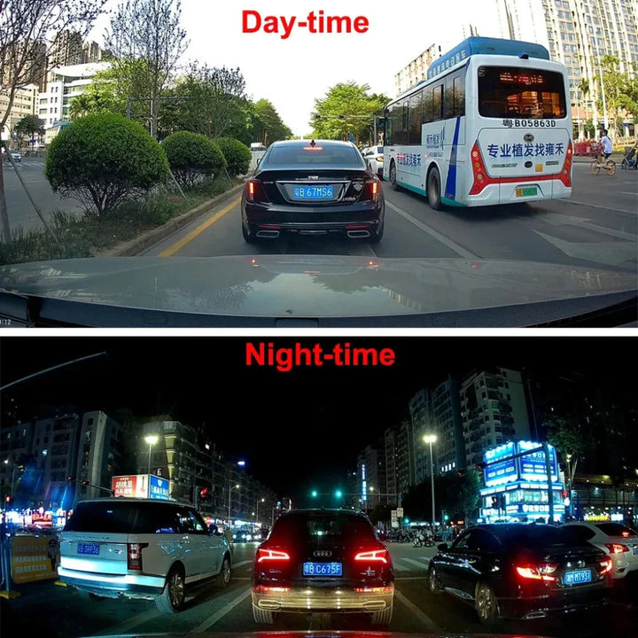 4K Wi-Fi Dashcam with GPS + Dual Camera