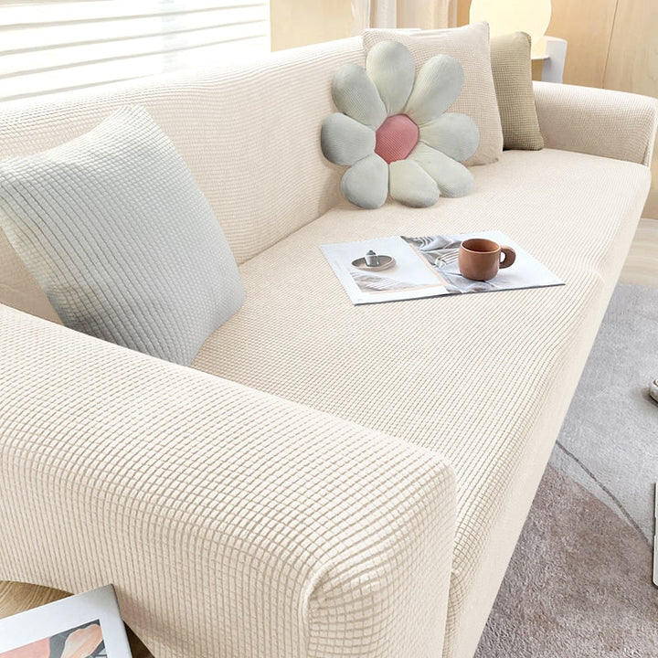 Textured Stretch Sofa Cover – Stylish Protection for Your Sofa