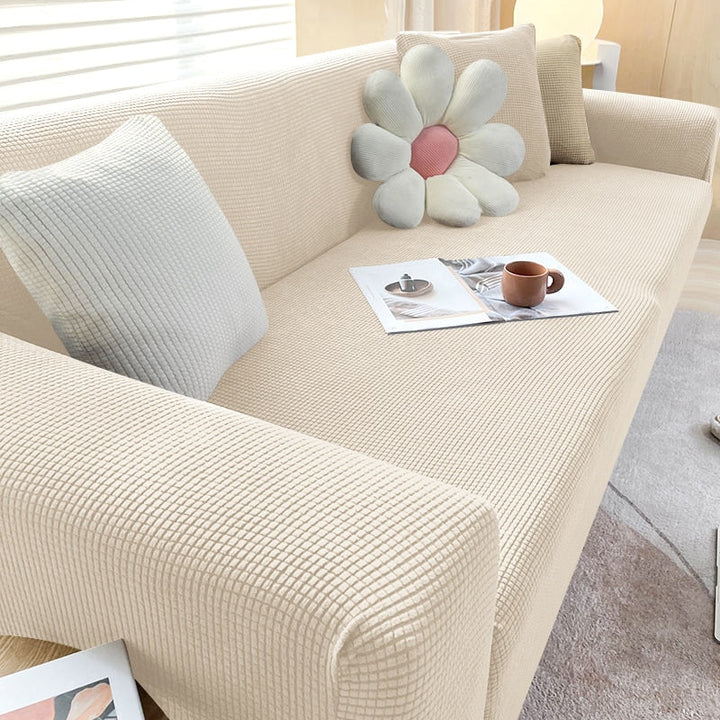 Textured Stretch Sofa Cover – Stylish Protection for Your Sofa