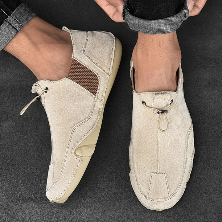 Men’s Slip-On Shoes with Adjustable Lock Closure