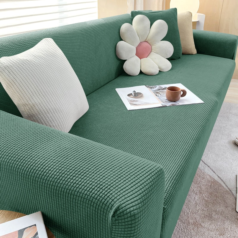 Textured Stretch Sofa Cover – Stylish Protection for Your Sofa