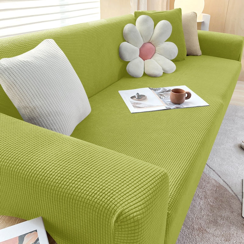 Textured Stretch Sofa Cover – Stylish Protection for Your Sofa