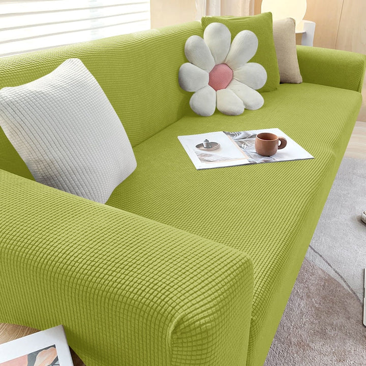 Textured Stretch Sofa Cover – Stylish Protection for Your Sofa