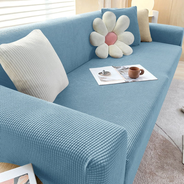 Textured Stretch Sofa Cover – Stylish Protection for Your Sofa