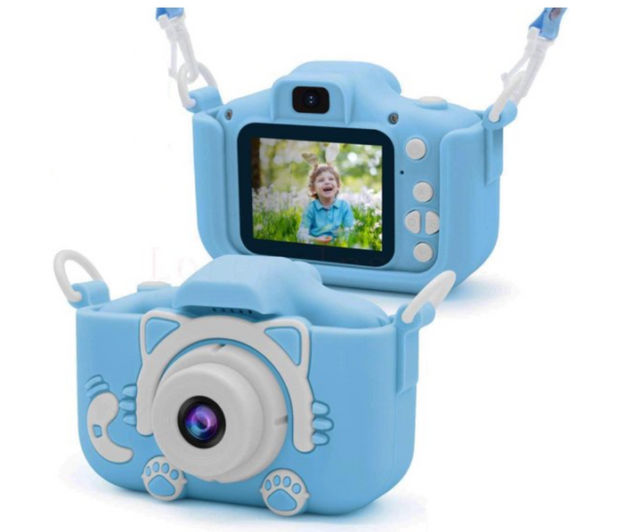 HD Mini Digital Camera with Protective Case for Kids