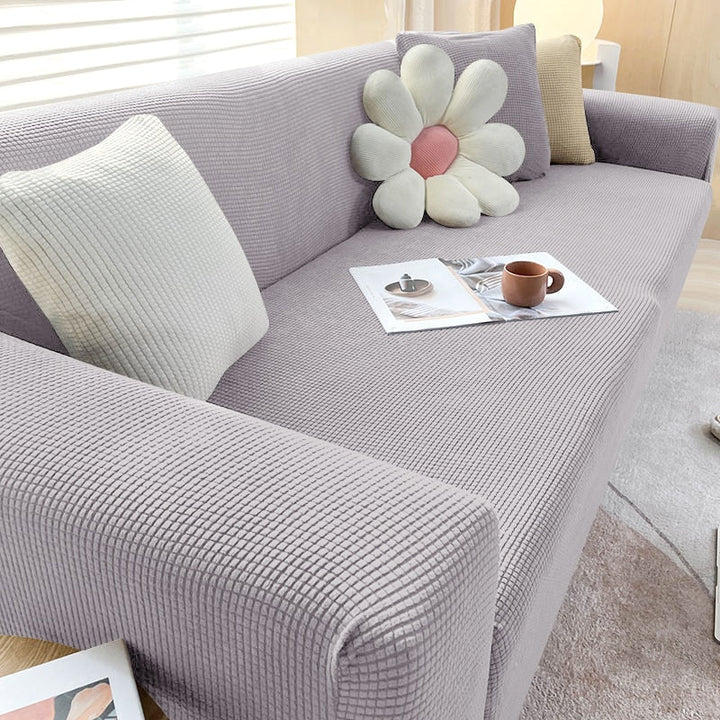 Textured Stretch Sofa Cover – Stylish Protection for Your Sofa
