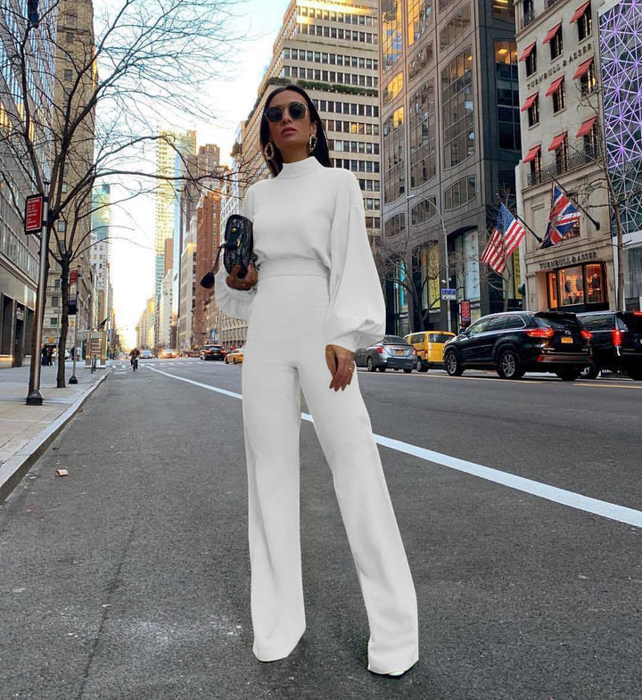 Jumpsuit with Turtleneck for Women