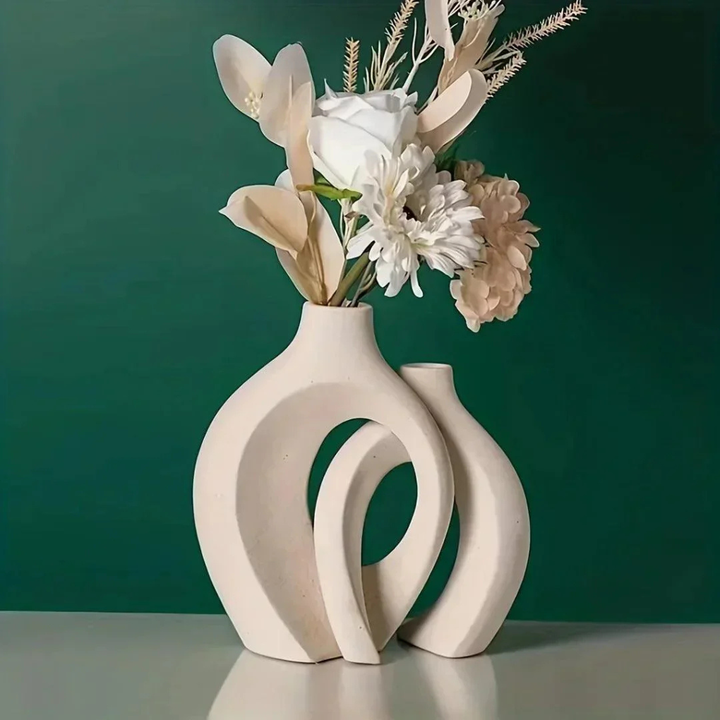 ScandiVase – Minimalist Ceramic Vase Set