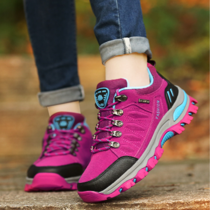 Women’s Hiking Shoes with Lace-Up and Ankle Support