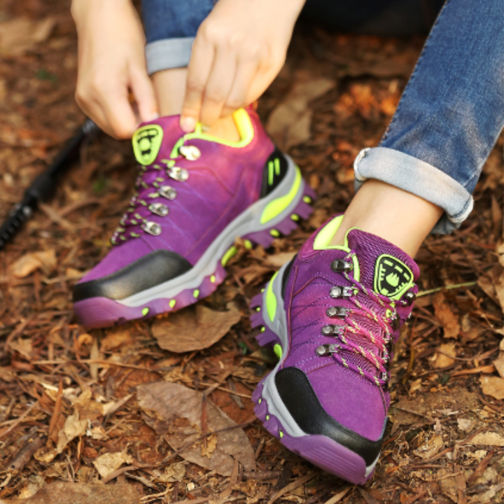 Women’s Hiking Shoes with Lace-Up and Ankle Support