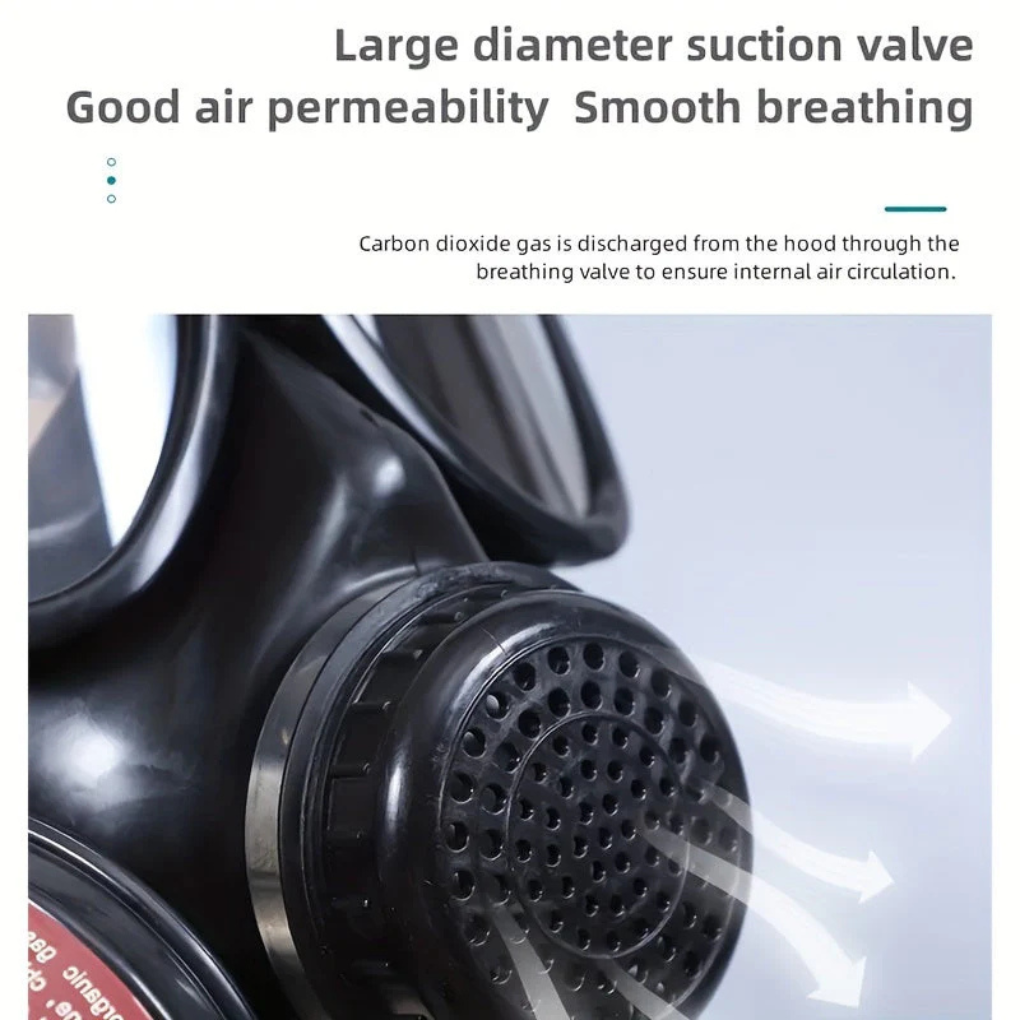Tactical Full-Face Gas Mask – 40 mm Filter Compatible