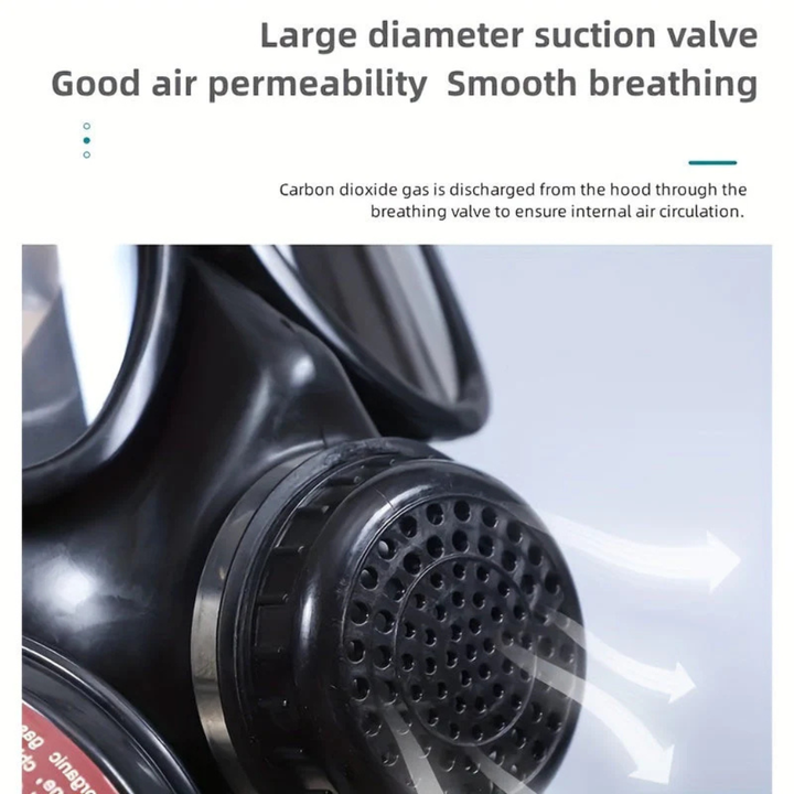 Tactical Full-Face Gas Mask – 40 mm Filter Compatible