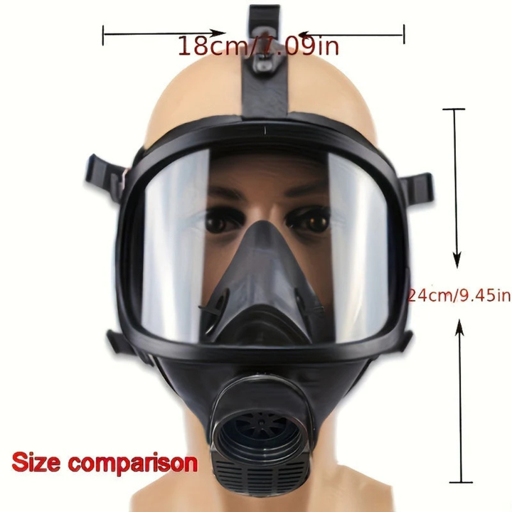 Tactical Full-Face Gas Mask – 40 mm Filter Compatible