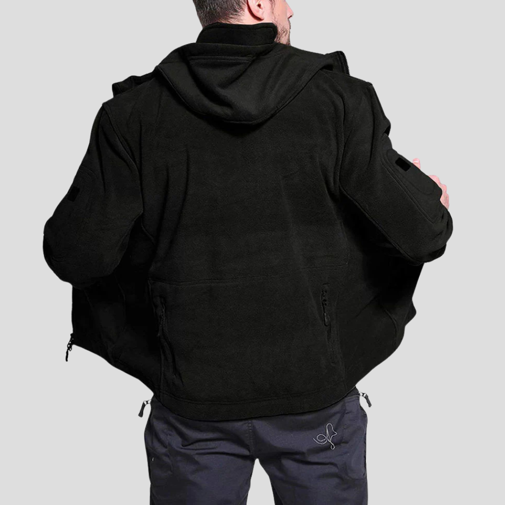 Men’s Wind-Resistant Outdoor Fleece Jacket – Rugged Everyday Layer