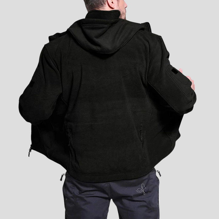 Men’s Wind-Resistant Outdoor Fleece Jacket – Rugged Everyday Layer