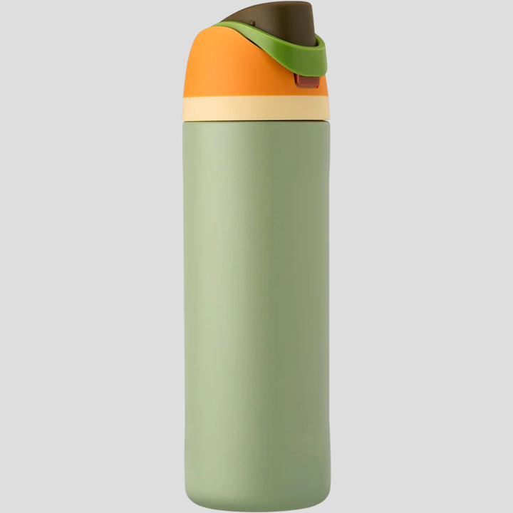 LeakProof Insulated Stainless Steel Bottle with Straw