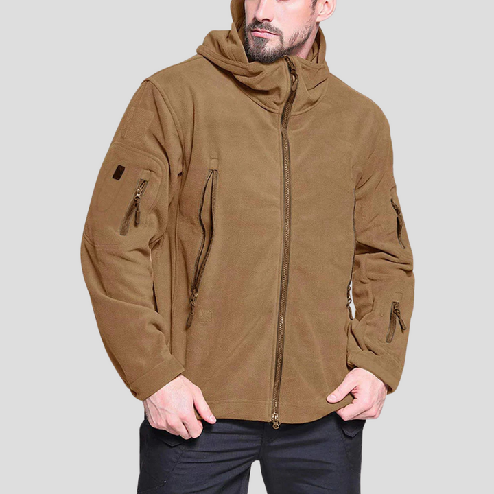 Men’s Wind-Resistant Outdoor Fleece Jacket – Rugged Everyday Layer