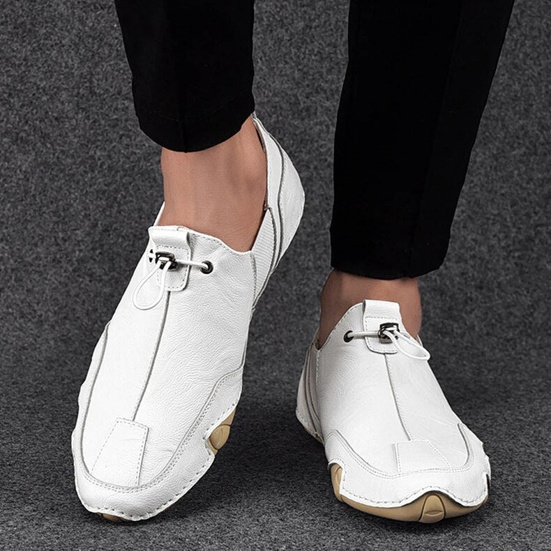 Men’s Slip-On Shoes with Adjustable Lock Closure
