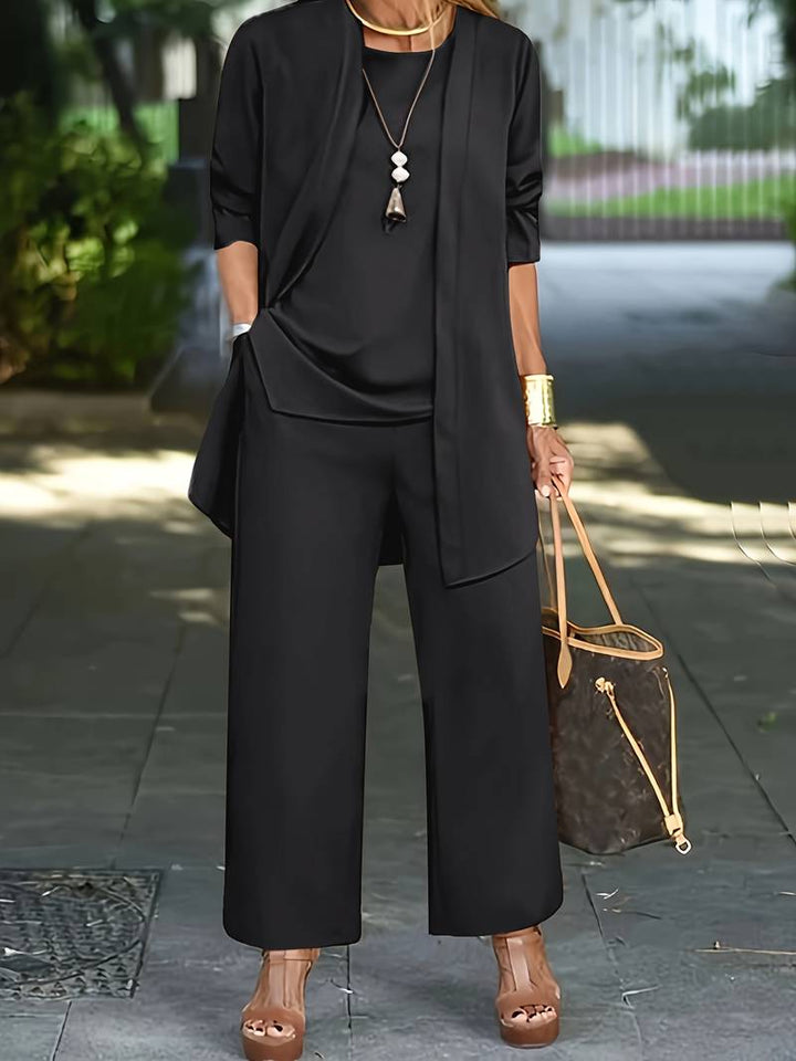 Women’s Three-Piece Pantsuit – Elegant, Comfortable, and Versatile
