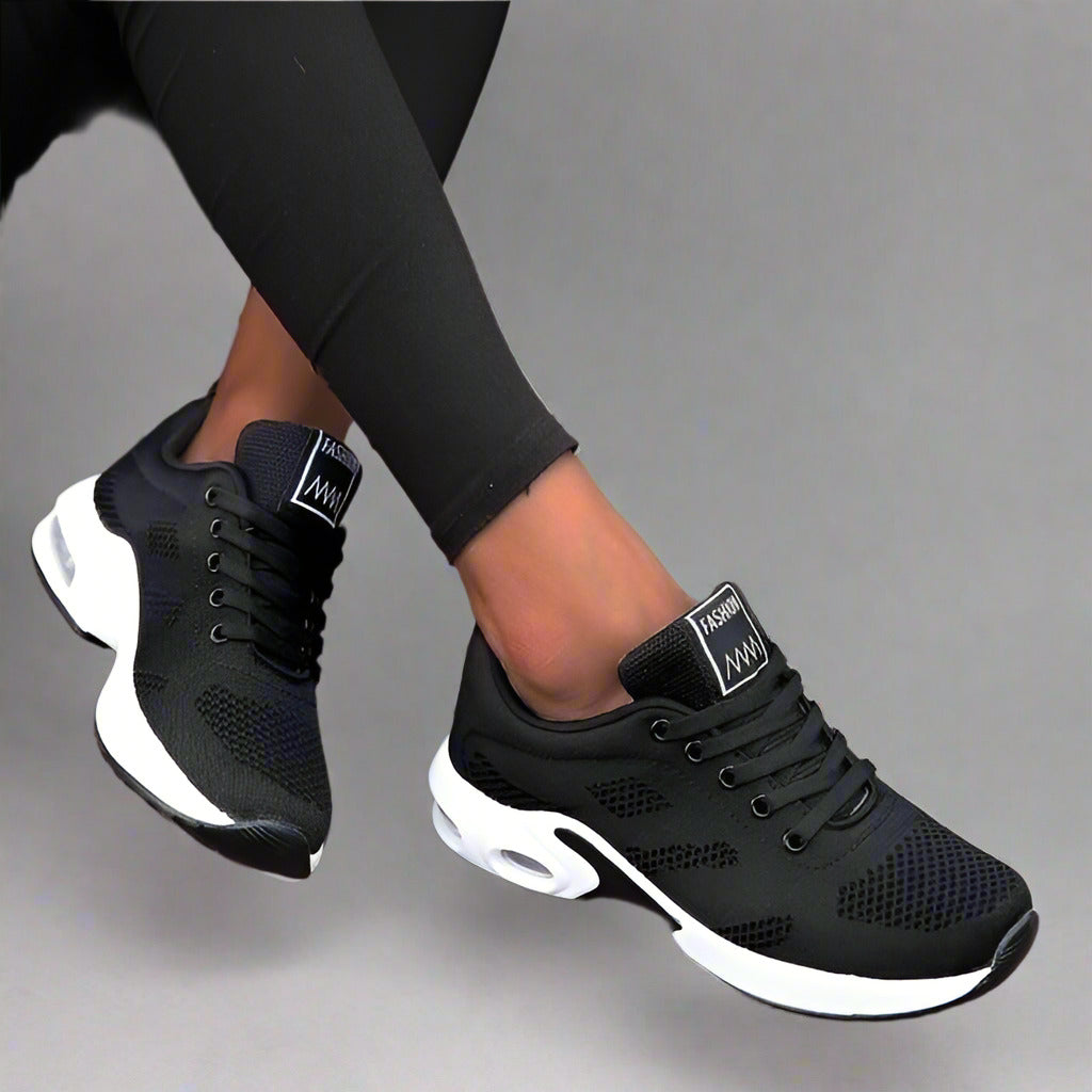Women’s Lace-Up Summer Sneakers with Textured Upper