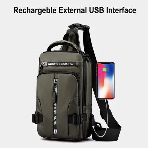 Dwayne Anti-Theft Waterproof Bag – Security and Style for On-the-Go