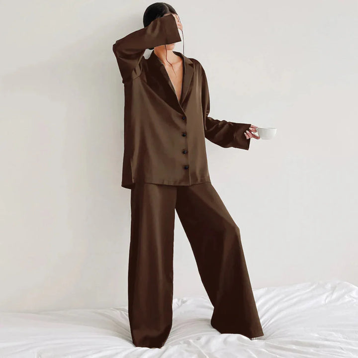 Women’s Satin Loungewear Set