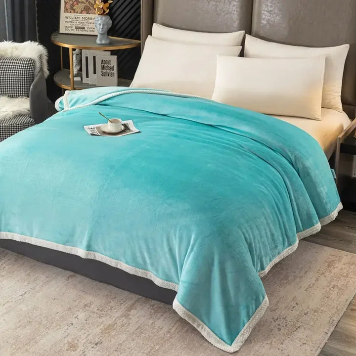 Thick Cashmere Plaid Throw