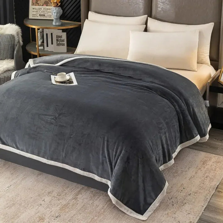 Thick Cashmere Plaid Throw