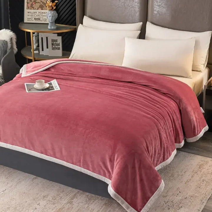 Thick Cashmere Plaid Throw