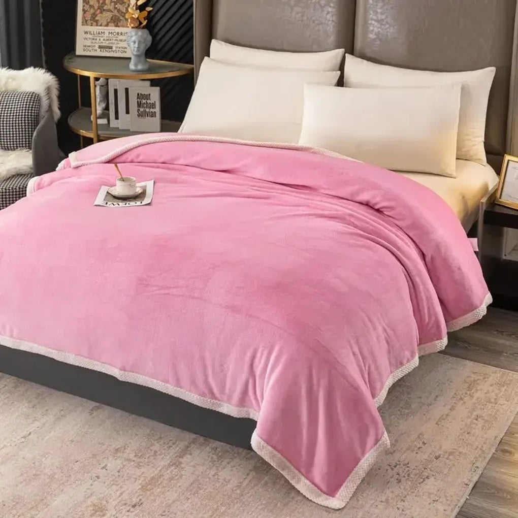 Thick Cashmere Plaid Throw