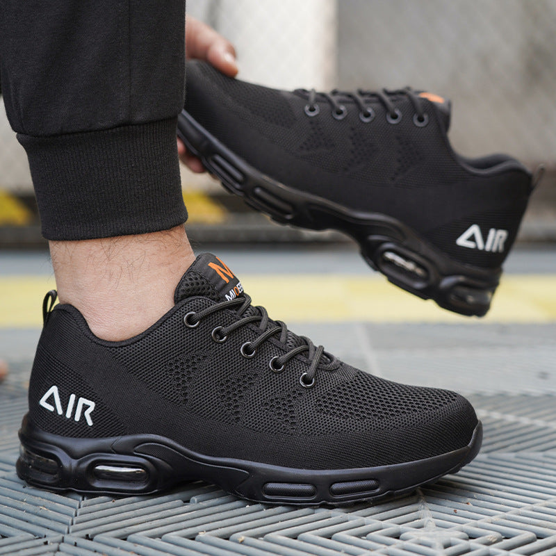 Lightweight Waterproof Black Safety Shoes – Comfort and Protection for Every Job
