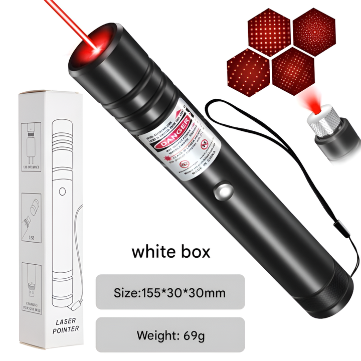 Long-Distance Precision Laser Pointer