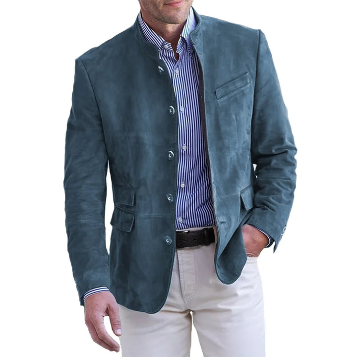Jacket with Collar and Buttons for Men