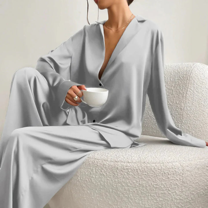 Women’s Satin Loungewear Set