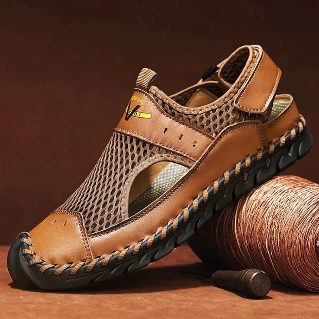 Men's Supportive Mesh Sandals – Adjustable Fit for All-Day Wear