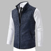 Men’s Full-Zip Knit Sweater Vest