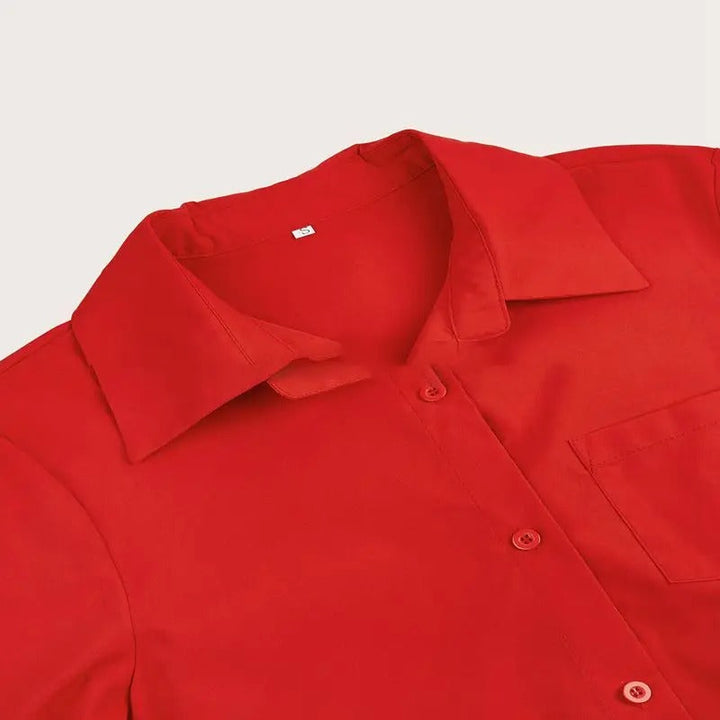 Classic Elegant Shirt Dress – Refined Comfort and Timeless Style