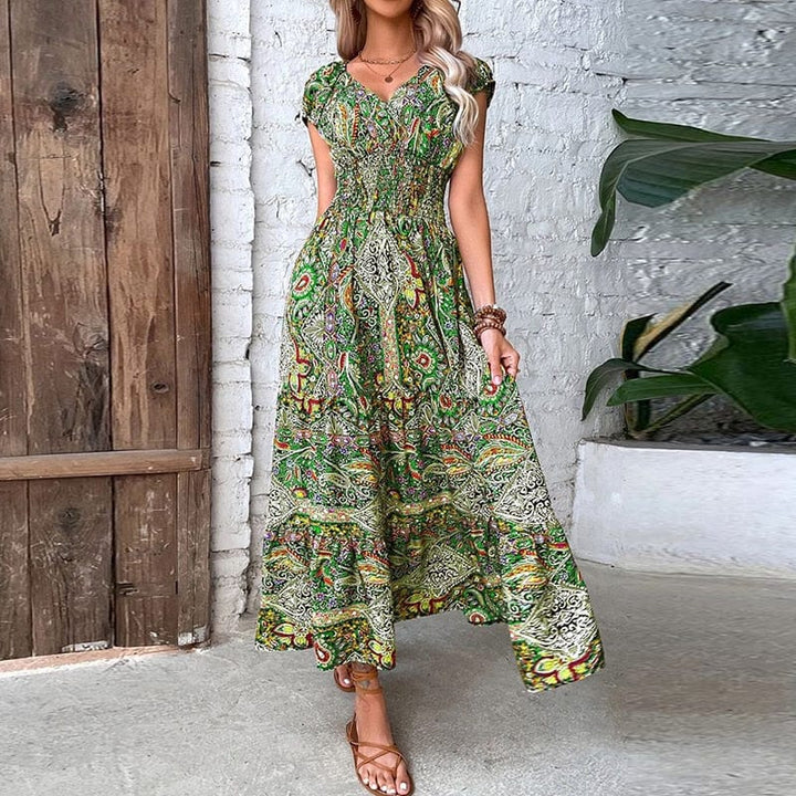 Women’s Bohemian Print Maxi Dress