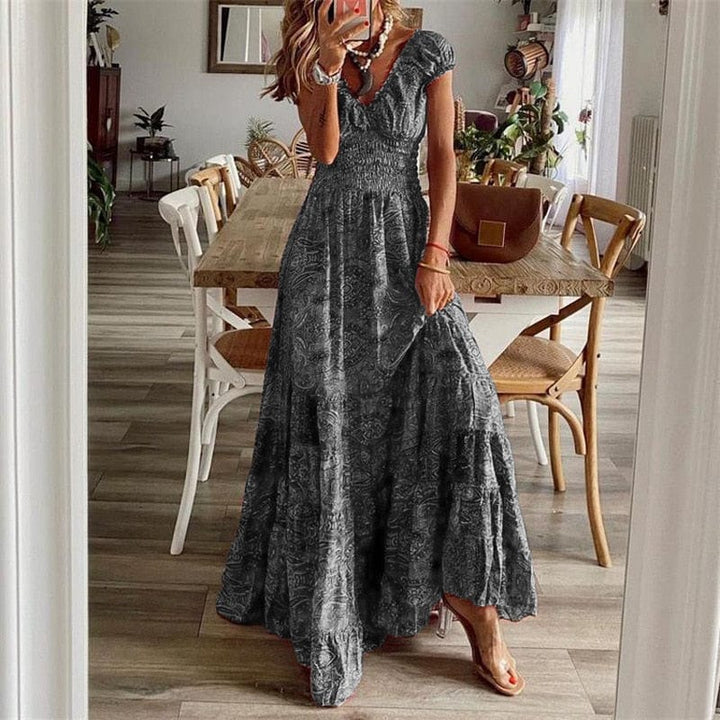 Women’s Bohemian Print Maxi Dress