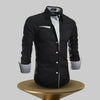 Men’s Long-Sleeve Dress Shirt – Classic cottonmix Design