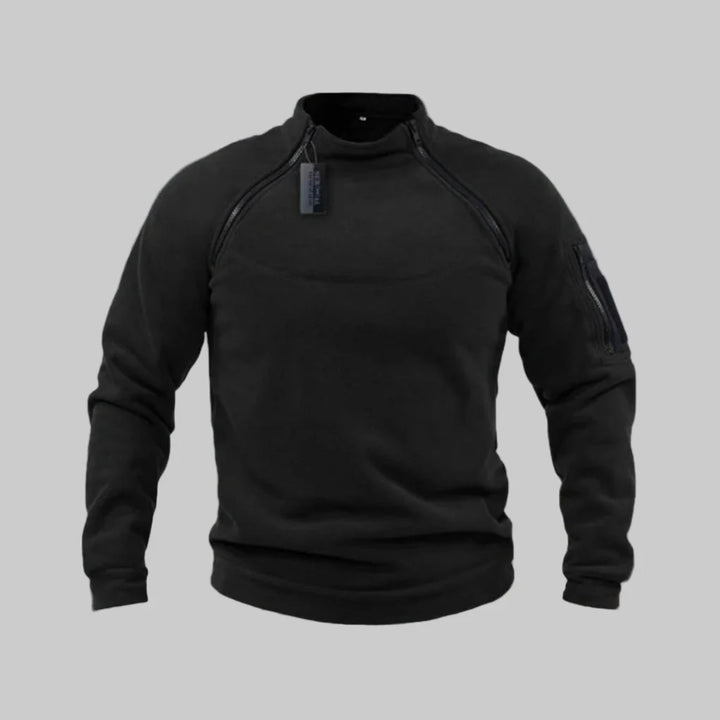 Men’s Tactical Fleece Pullover – Functional Layer for Outdoor & Field Use