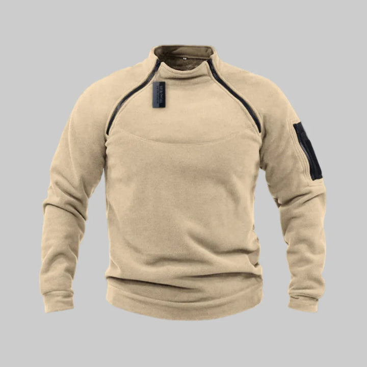 Men’s Tactical Fleece Pullover – Functional Layer for Outdoor & Field Use