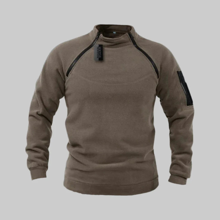Men’s Tactical Fleece Pullover – Functional Layer for Outdoor & Field Use